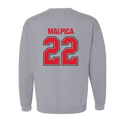 Minot State - NCAA Football : Zachary Malpica - Classic Shersey Crewneck Sweatshirt-1
