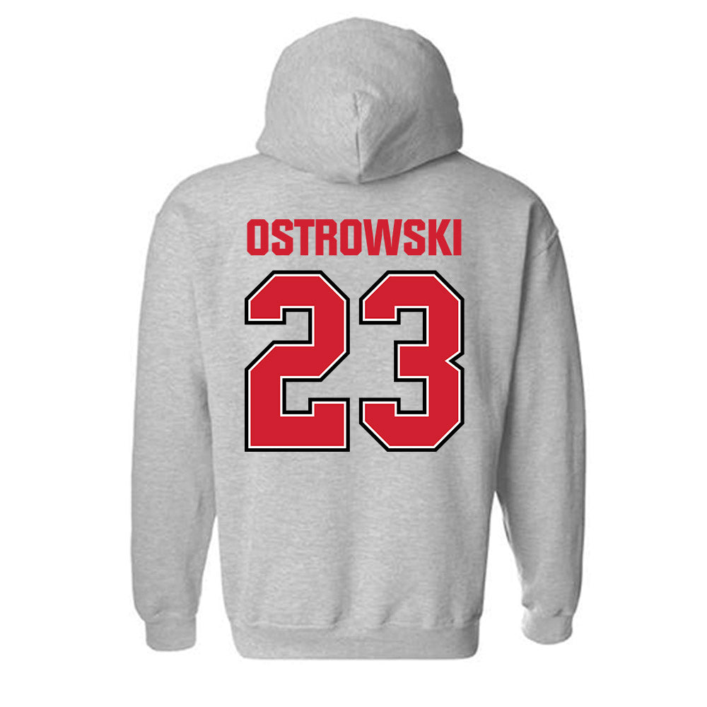 Minot State - NCAA Women's Soccer : Morgan Ostrowski - Classic Shersey Hooded Sweatshirt-1