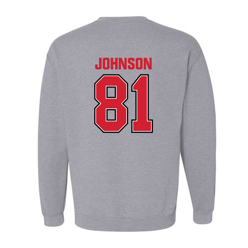 Minot State - NCAA Football : Tyler Johnson - Classic Shersey Crewneck Sweatshirt-1