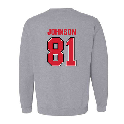 Minot State - NCAA Football : Tyler Johnson - Classic Shersey Crewneck Sweatshirt-1