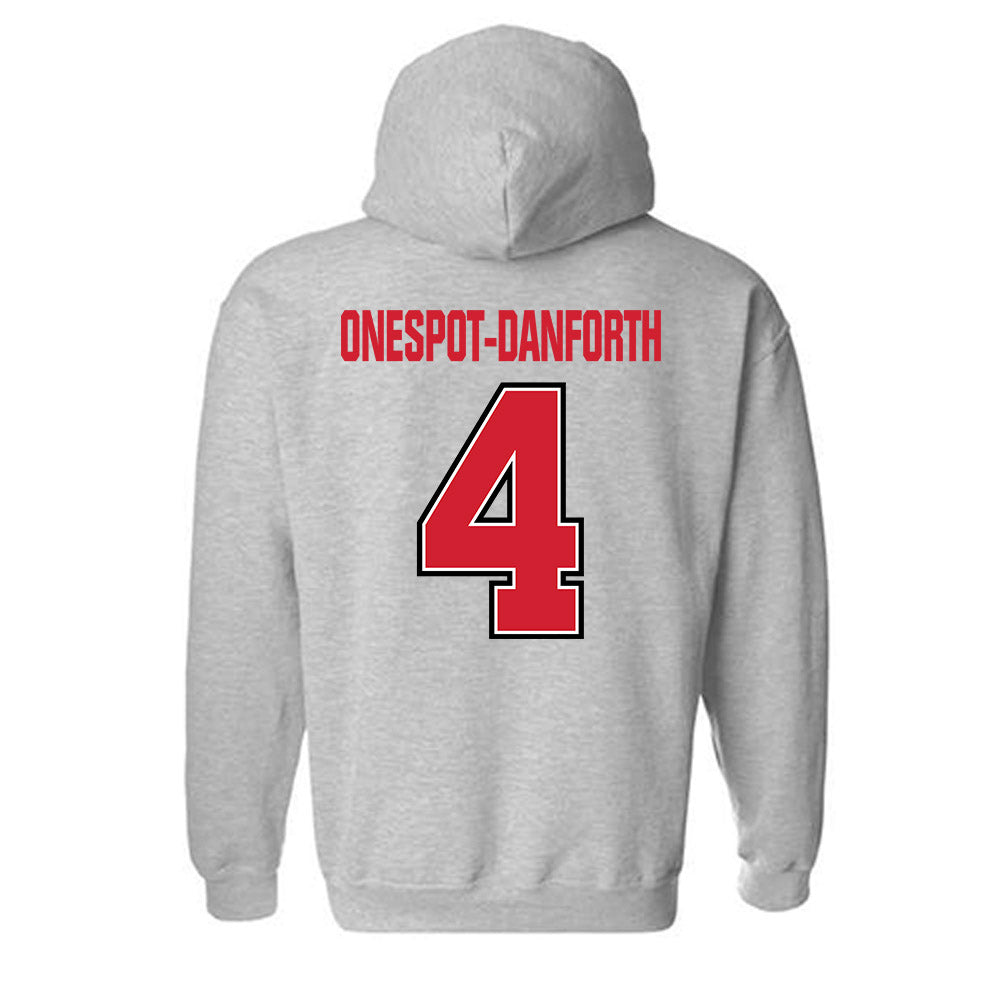 Minot State - NCAA Women's Volleyball : Katelyn Onespot-Danforth - Classic Shersey Hooded Sweatshirt-1