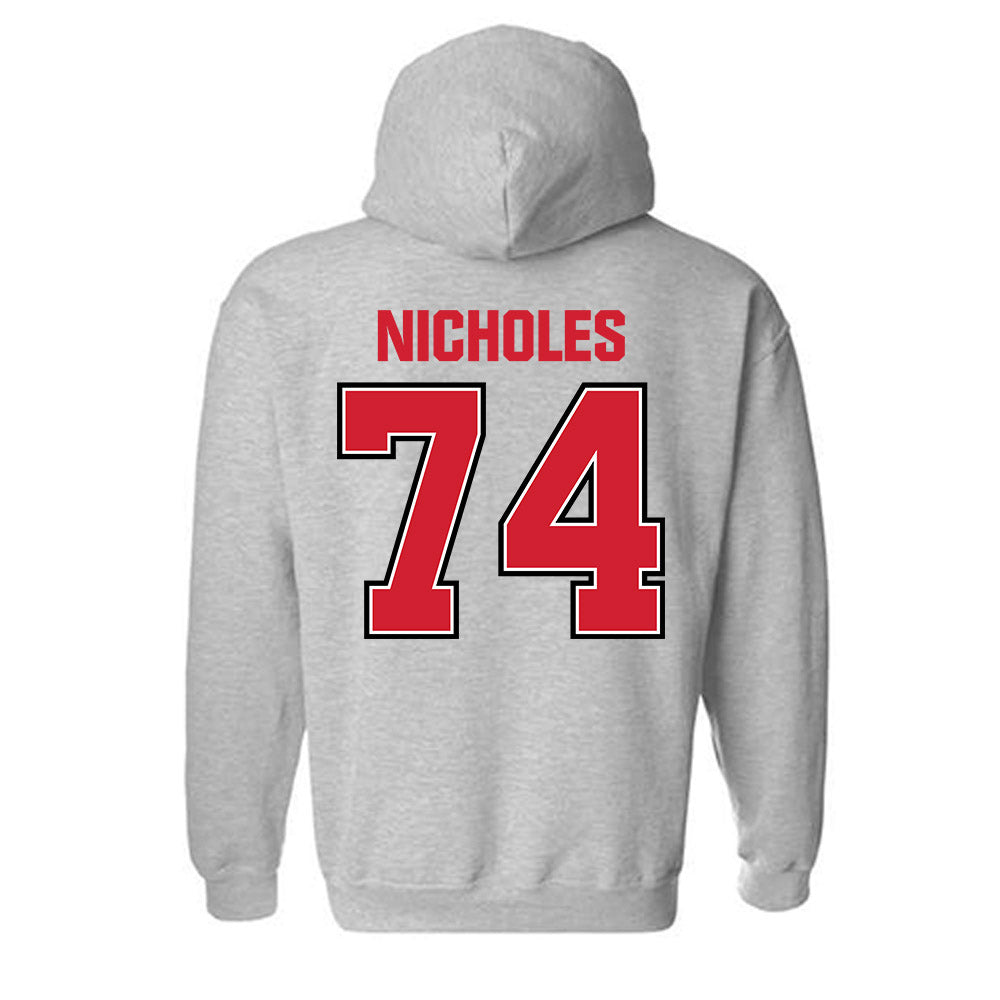 Minot State - NCAA Football : Teagen Nicholes - Classic Shersey Hooded Sweatshirt-1