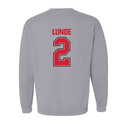 Minot State - NCAA Women's Basketball : Avery Lunde - Classic Shersey Crewneck Sweatshirt-1