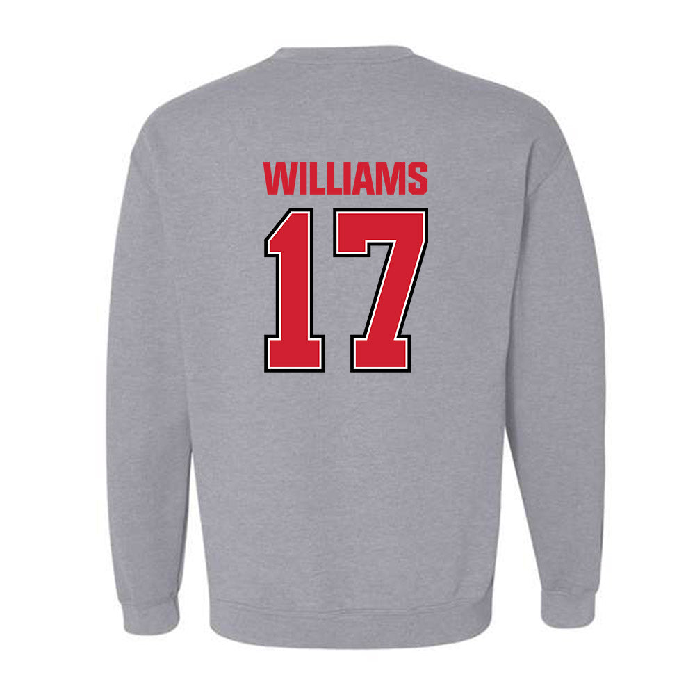 Minot State - NCAA Football : Justin Williams - Classic Shersey Crewneck Sweatshirt-1