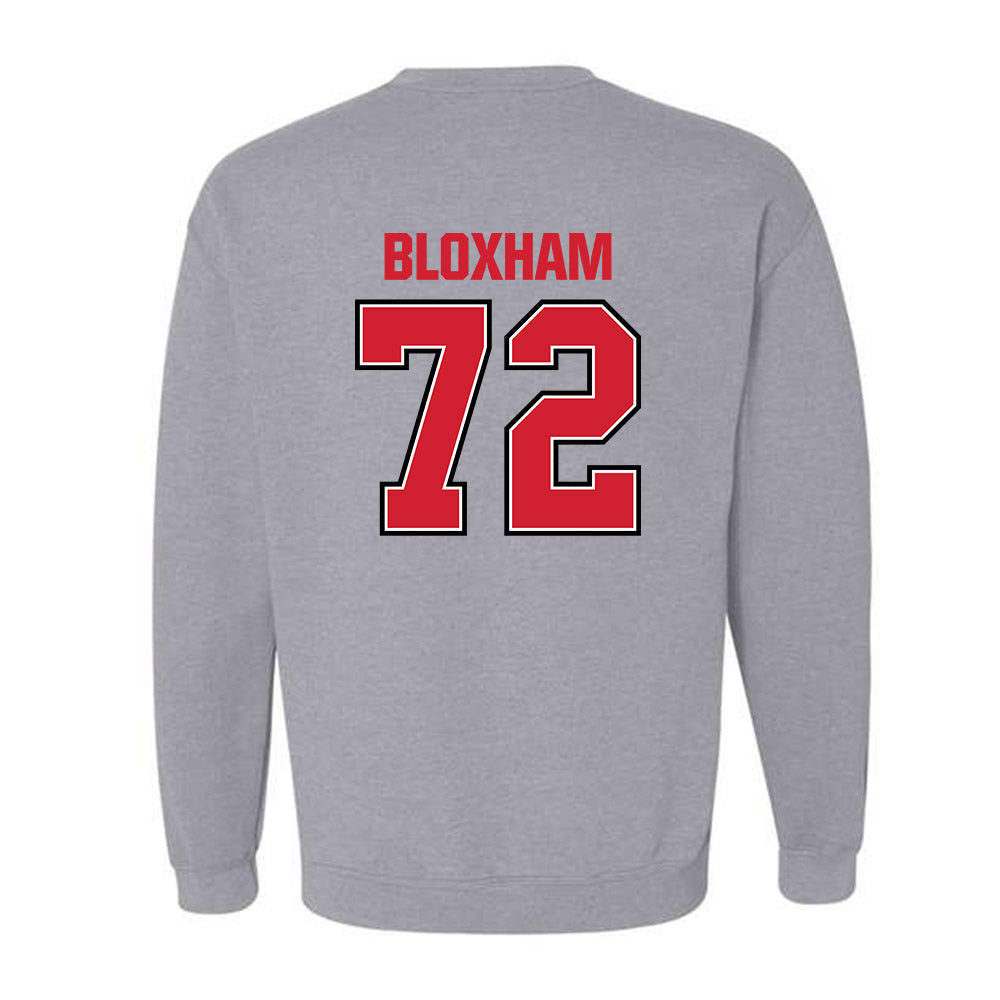 Minot State - NCAA Football : Lukaas Bloxham - Classic Shersey Crewneck Sweatshirt-1