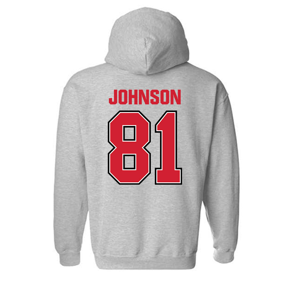 Minot State - NCAA Football : Tyler Johnson - Classic Shersey Hooded Sweatshirt-1