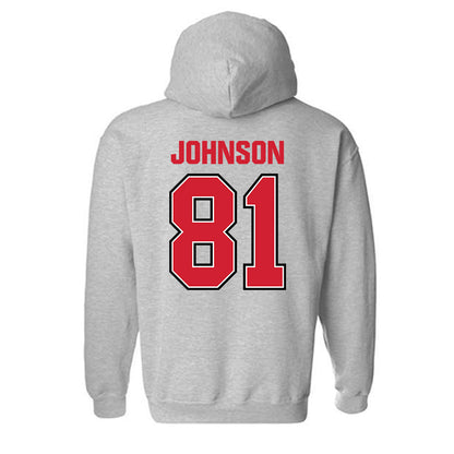 Minot State - NCAA Football : Tyler Johnson - Classic Shersey Hooded Sweatshirt-1