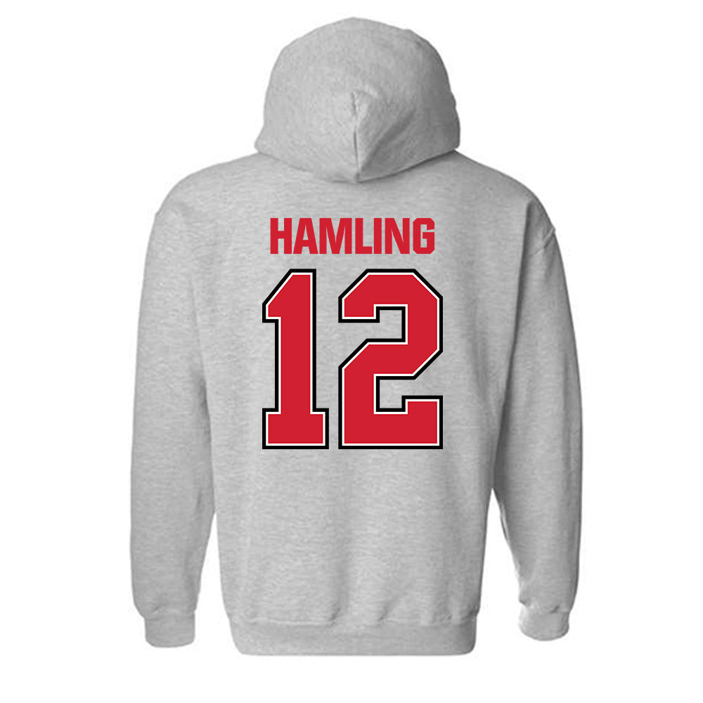 Minot State - NCAA Women's Basketball : Taryn Hamling - Classic Shersey Hooded Sweatshirt-1