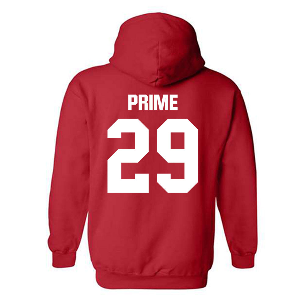 Minot State - NCAA Football : Julian Prime - Classic Shersey Hooded Sweatshirt-1