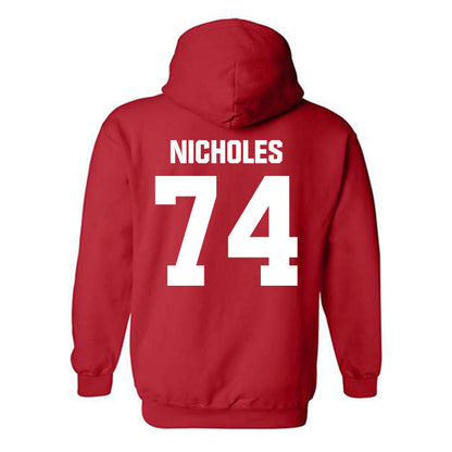 Minot State - NCAA Football : Teagen Nicholes - Classic Shersey Hooded Sweatshirt-1