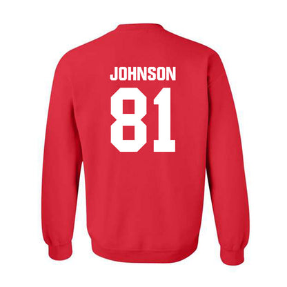 Minot State - NCAA Football : Tyler Johnson - Classic Shersey Crewneck Sweatshirt-1