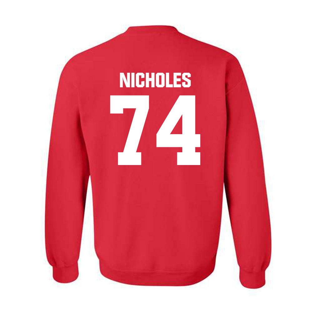 Minot State - NCAA Football : Teagen Nicholes - Classic Shersey Crewneck Sweatshirt-1