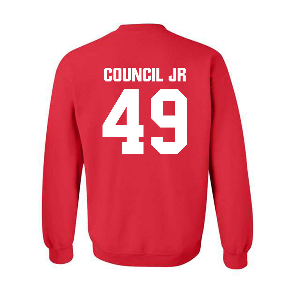 Minot State - NCAA Football : Marcus Council Jr - Classic Shersey Crewneck Sweatshirt-1