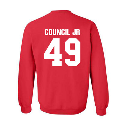 Minot State - NCAA Football : Marcus Council Jr - Classic Shersey Crewneck Sweatshirt-1