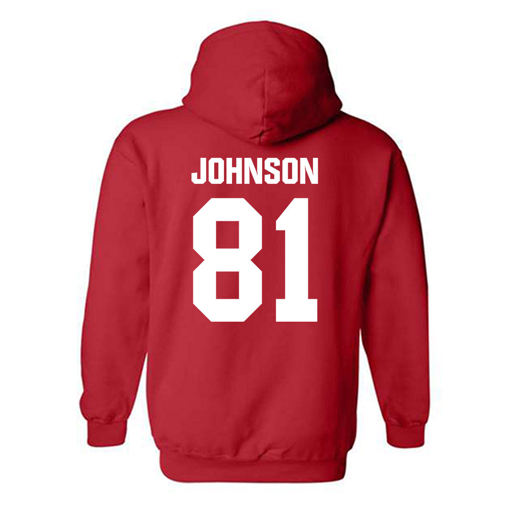 Minot State - NCAA Football : Tyler Johnson - Classic Shersey Hooded Sweatshirt-1