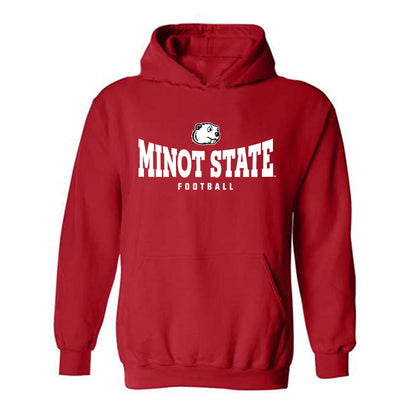 Minot State - NCAA Football : Marcus Council Jr - Classic Shersey Hooded Sweatshirt-0