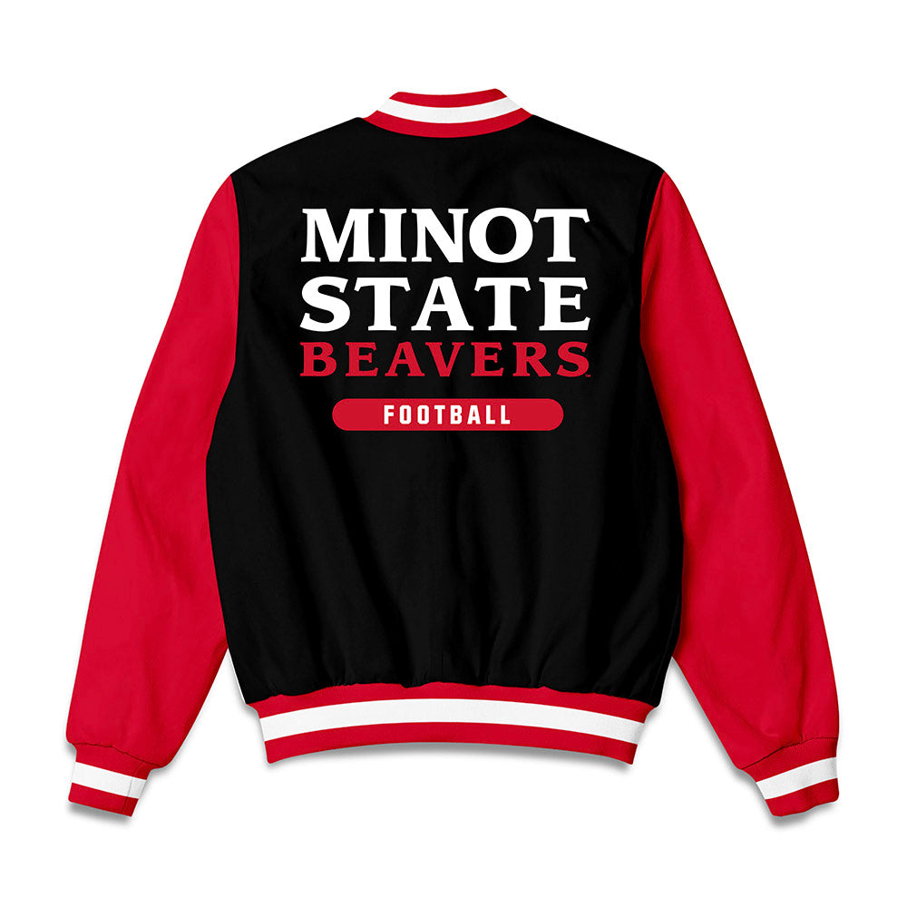 Minot State - NCAA Football : Lukaas Bloxham - Bomber Jacket-1