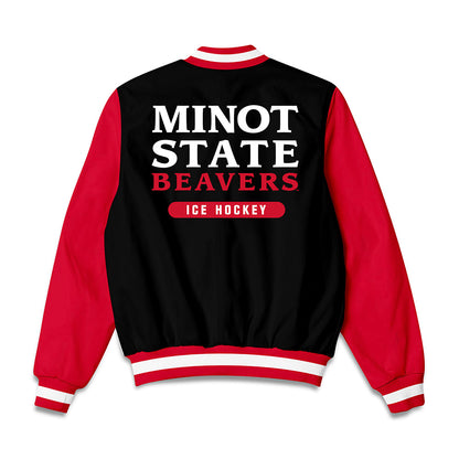 Minot State - NCAA Men's Ice Hockey : Colby Joseph - Bomber Jacket-1