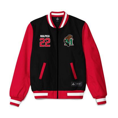 Minot State - NCAA Football : Zachary Malpica - Bomber Jacket-0