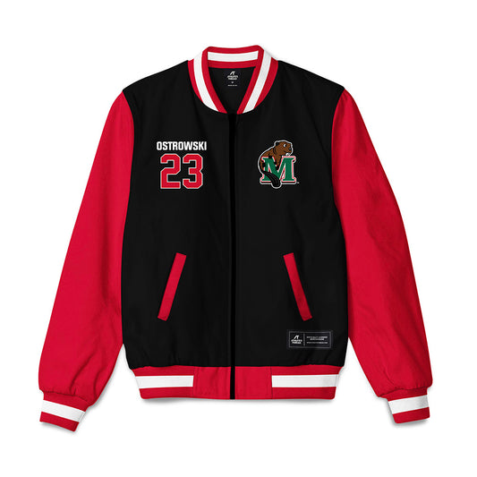 Minot State - NCAA Women's Soccer : Morgan Ostrowski - Bomber Jacket-0