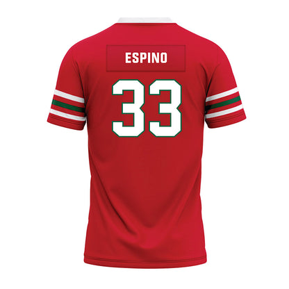Minot State - NCAA Football : Blake Espino - Red Premium Football Jersey-1