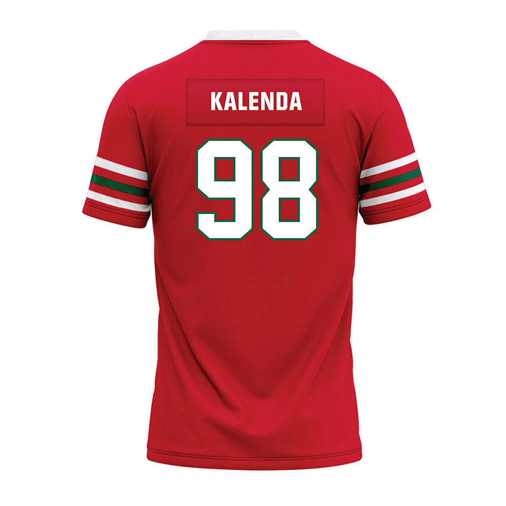 Minot State - NCAA Football : Messi Kalenda - Red Premium Football Jersey-1