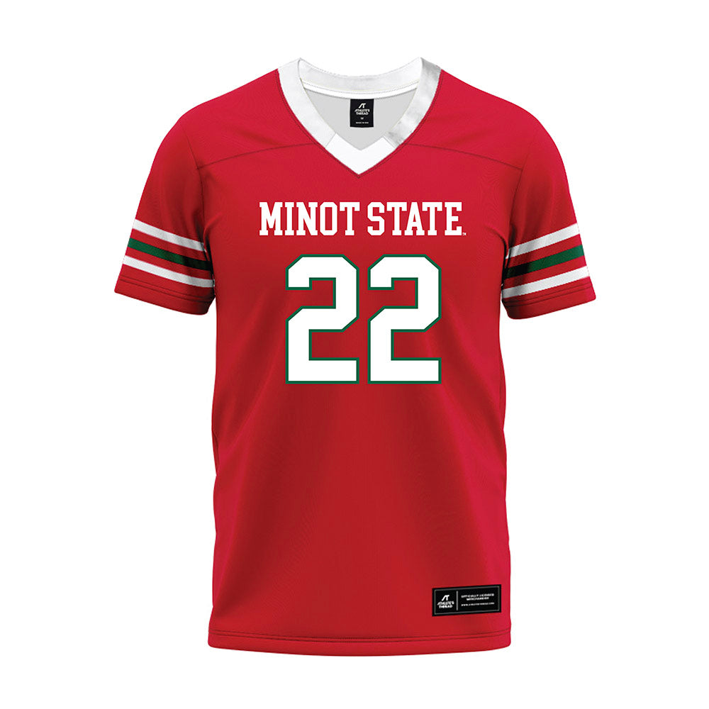 Minot State - NCAA Football : Zachary Malpica - Red Premium Football Jersey-0