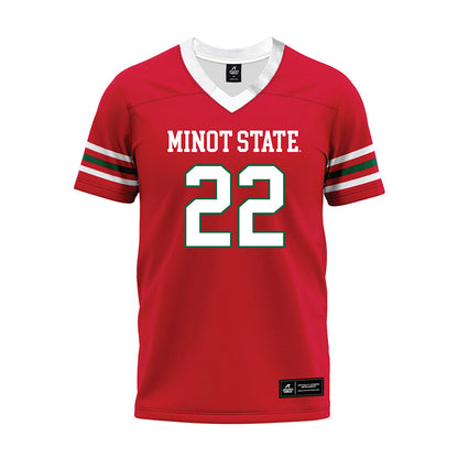 Minot State - NCAA Football : Zachary Malpica - Red Premium Football Jersey-0