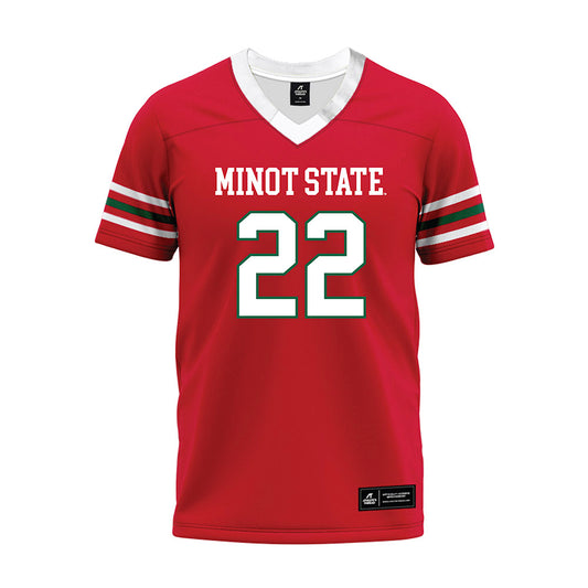 Minot State - NCAA Football : Zachary Malpica - Red Premium Football Jersey-0