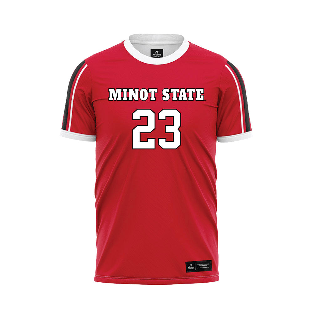 Minot State - NCAA Women's Soccer : Morgan Ostrowski - Soccer Jersey-0