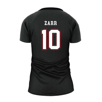 Minot State - NCAA Women's Volleyball : Zoe Zarr - Black Volleyball Jersey-1