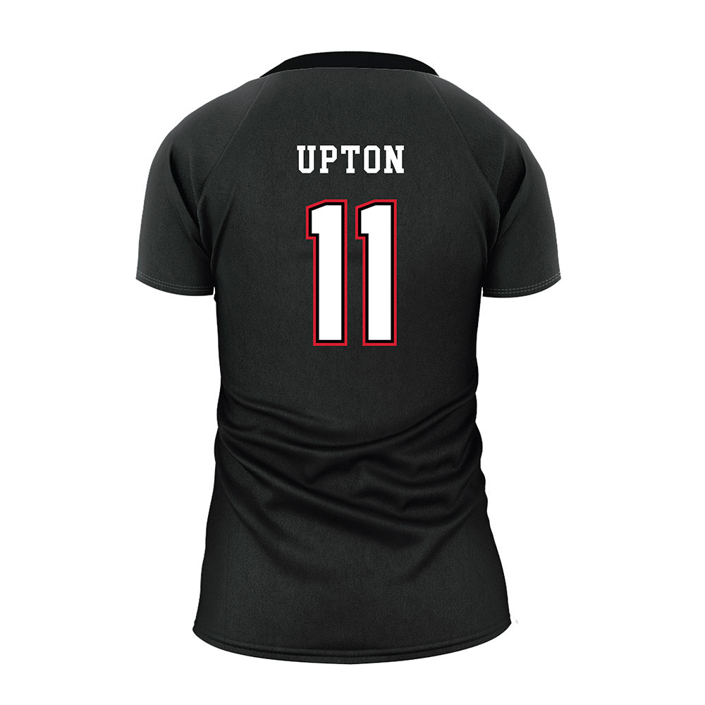Minot State - NCAA Women's Volleyball : Sydney Upton - Black Volleyball Jersey-1