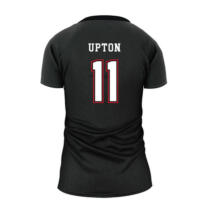 Minot State - NCAA Women's Volleyball : Sydney Upton - Black Volleyball Jersey-1