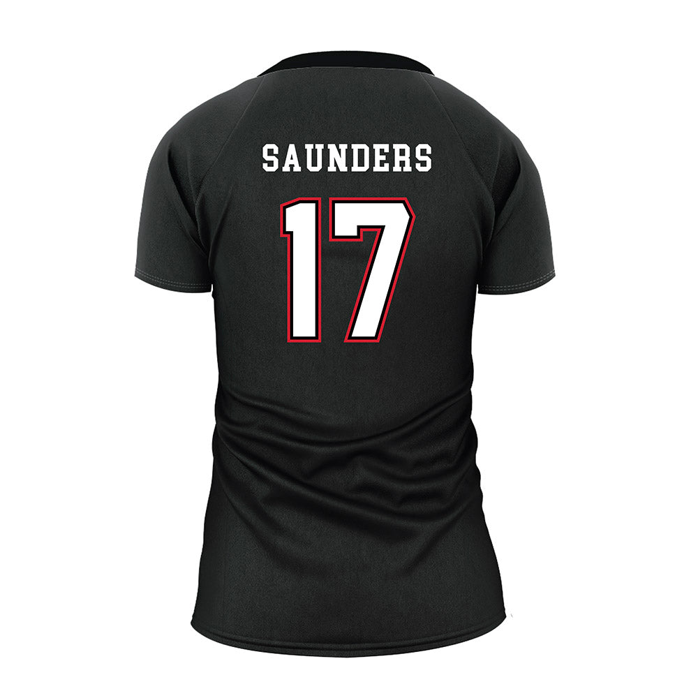Minot State - NCAA Women's Volleyball : Haley Saunders - Black Volleyball Jersey-1