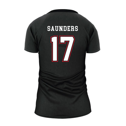 Minot State - NCAA Women's Volleyball : Haley Saunders - Black Volleyball Jersey-1