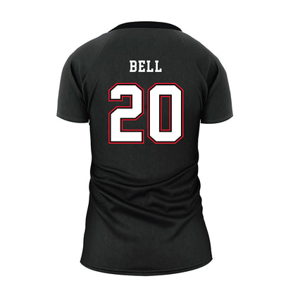 Minot State - NCAA Women's Volleyball : Jasmin Bell - Black Volleyball Jersey-1