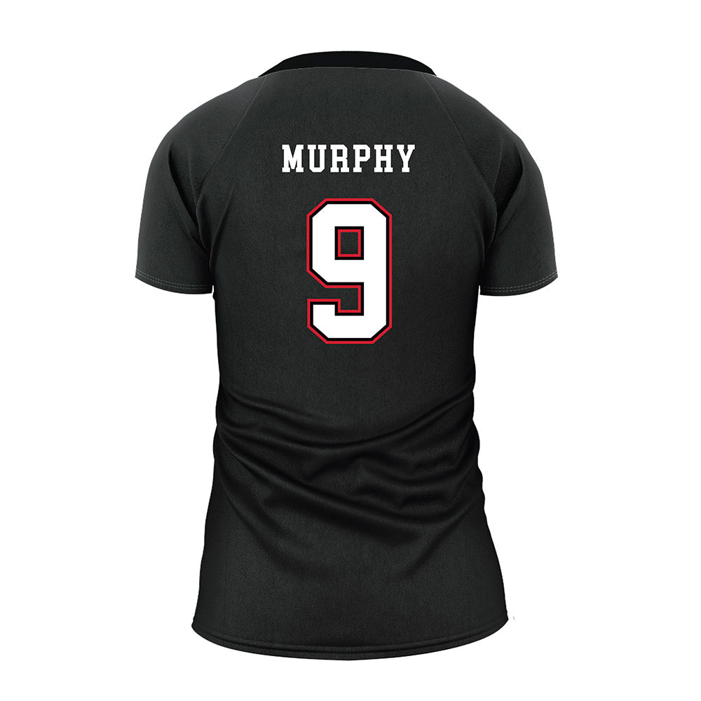 Minot State - NCAA Women's Volleyball : Olivia Murphy - Black Volleyball Jersey-1
