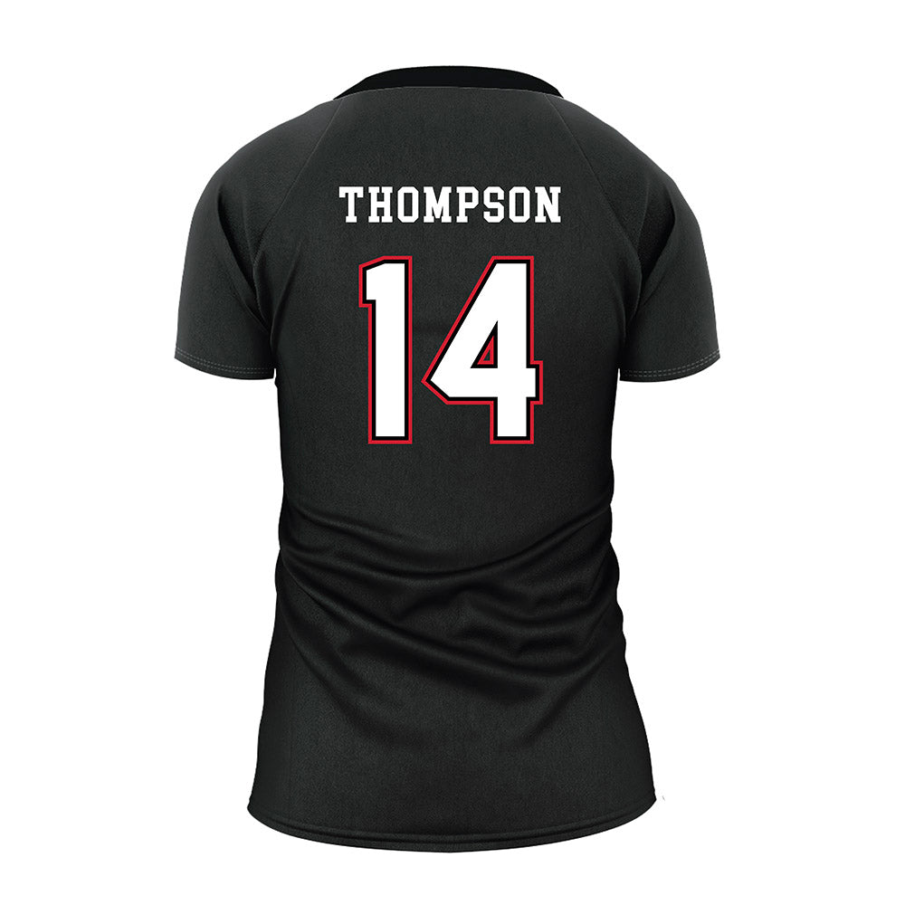 Minot State - NCAA Women's Volleyball : Mia Thompson - Black Volleyball Jersey-1
