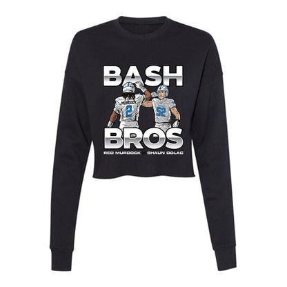 Buffalo - NCAA Football : - Bash Bros Individual Caricature Women's Cropped Crew Fleece-0