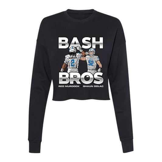 Buffalo - NCAA Football : - Bash Bros Individual Caricature Women's Cropped Crew Fleece-0