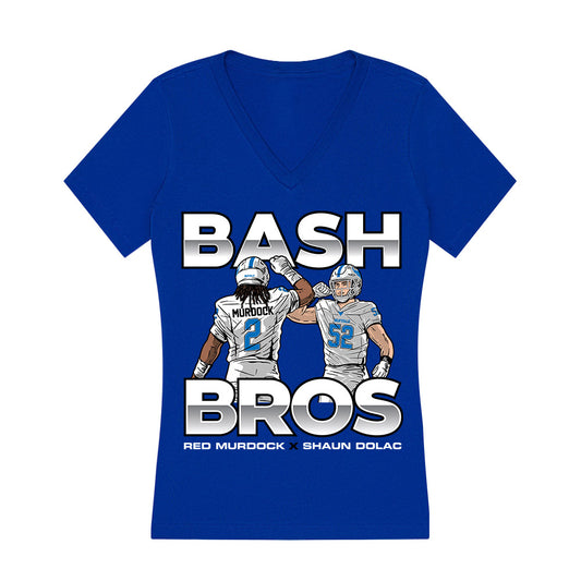 Buffalo - NCAA Football : - Bash Bros Individual Caricature Women's V-Neck T-Shirt-0