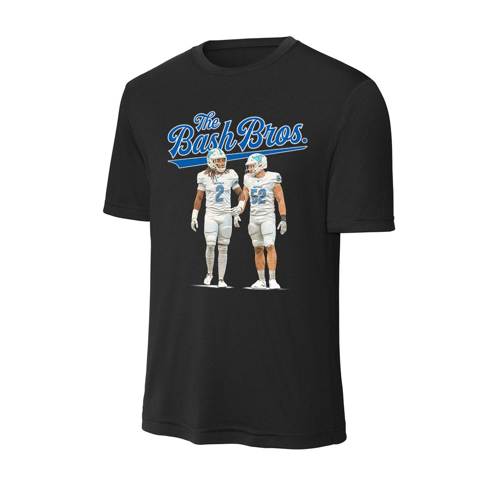 Buffalo - NCAA Football : - Bash Bros Player Collage Activewear T-Shirt-0
