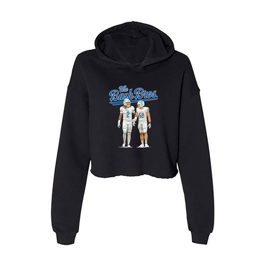 Buffalo - NCAA Football : - Bash Bros Player Collage Women's Crop Fleece Hoodie-0