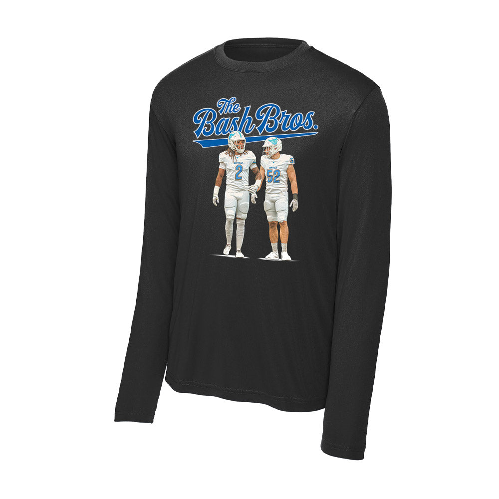 Buffalo - NCAA Football : - Bash Bros Player Collage Activewear Long Sleeve T-Shirt-0