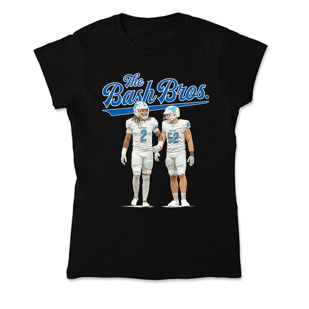 Buffalo - NCAA Football : - Bash Bros Player Collage Soft Style Women’s T-Shirt-0