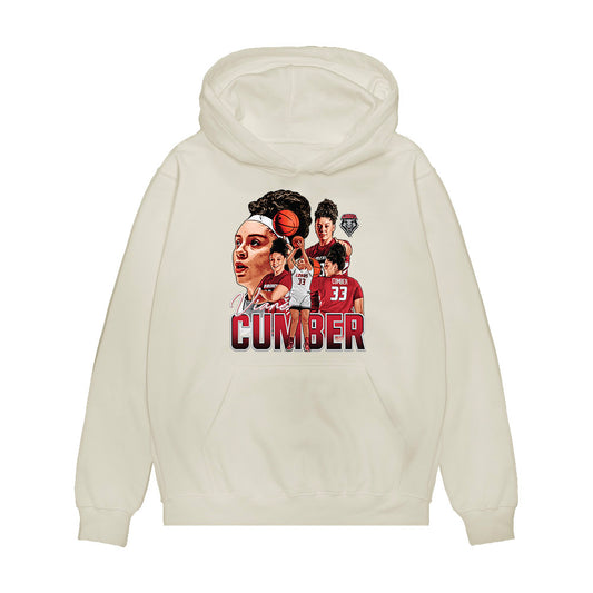 New Mexico - NCAA Women's Basketball : Vian' Cumber - Collage Premium Hooded Sweatshirt-0