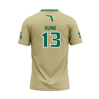 USF - NCAA Baseball : Corey Kling - Sand Baseball Jersey-1