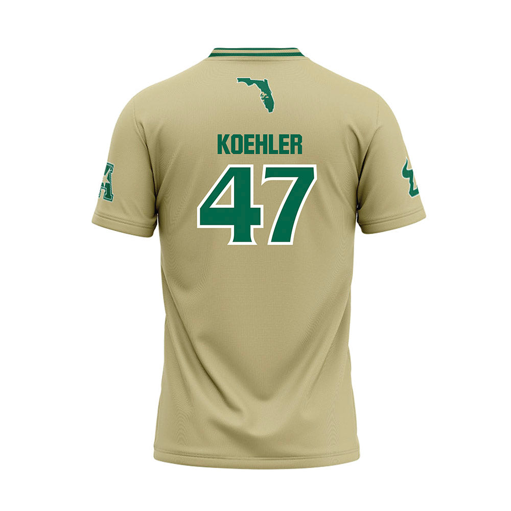 USF - NCAA Baseball : Evan Koehler - Sand Baseball Jersey-1