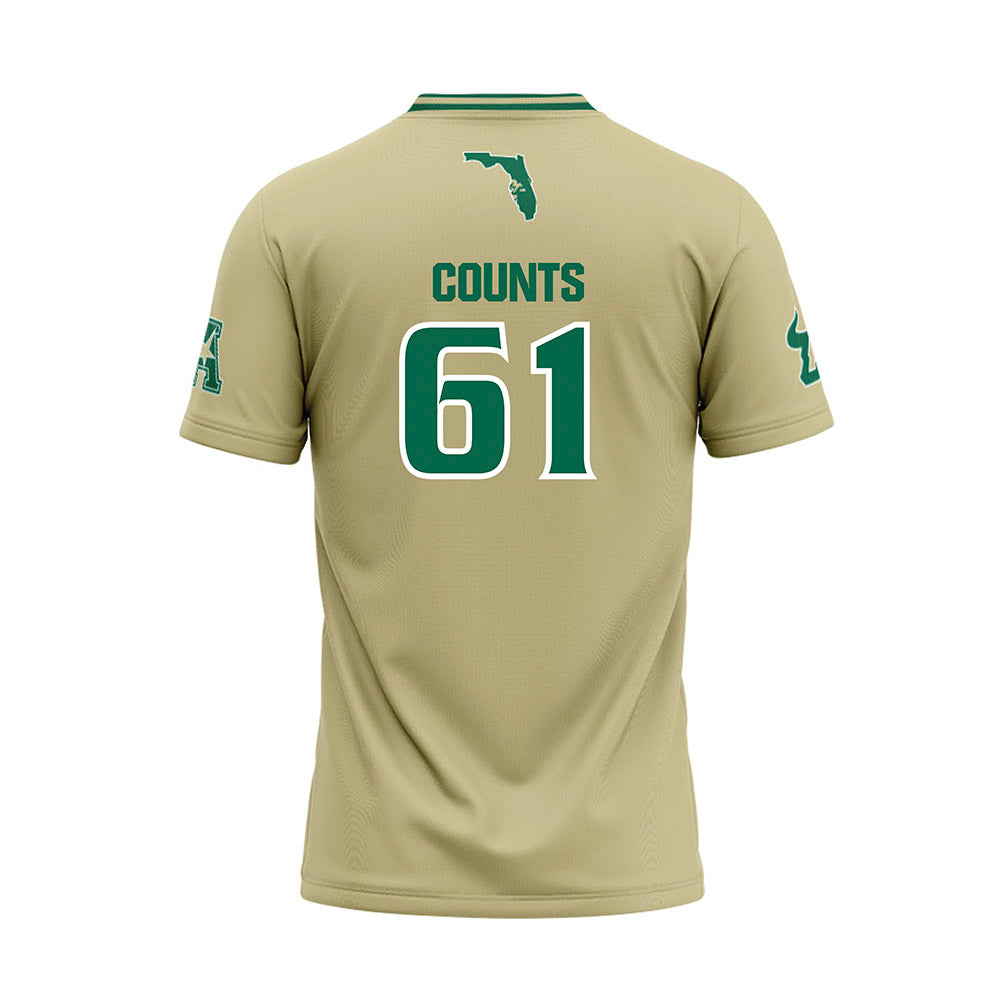 USF - NCAA Baseball : Matthew Counts - Sand Baseball Jersey-1