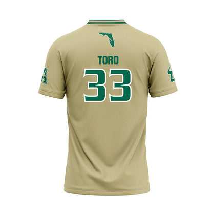 USF - NCAA Baseball : Brayden Toro - Sand Baseball Jersey-1